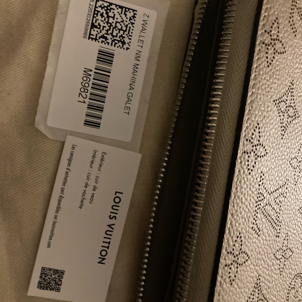 The Zippy wallet is crafted from supple Mahina calf leather